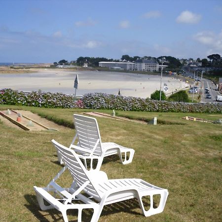 Appartement Rez de jardin piscine et plage à Trévou-Tréguignec Extérieur photo