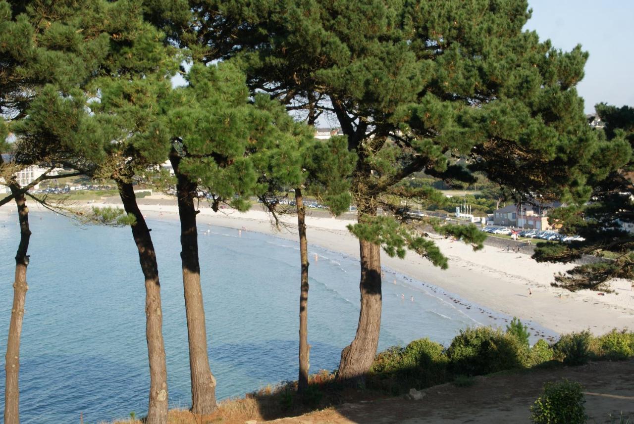 Appartement Rez de jardin piscine et plage à Trévou-Tréguignec Extérieur photo