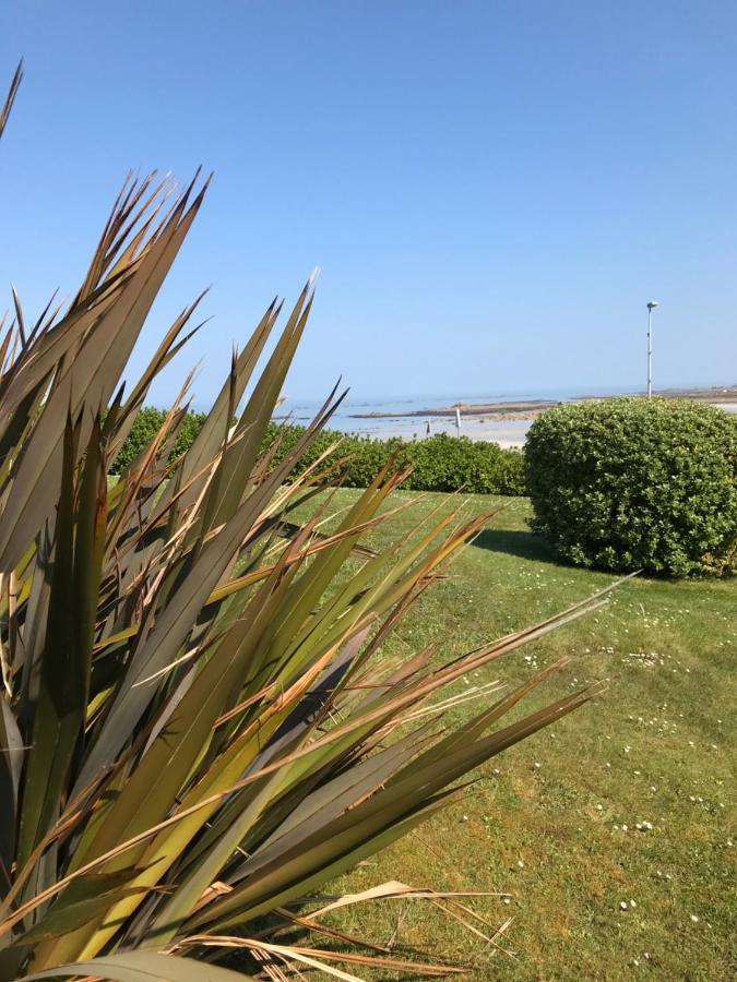 Appartement Rez de jardin piscine et plage à Trévou-Tréguignec Extérieur photo