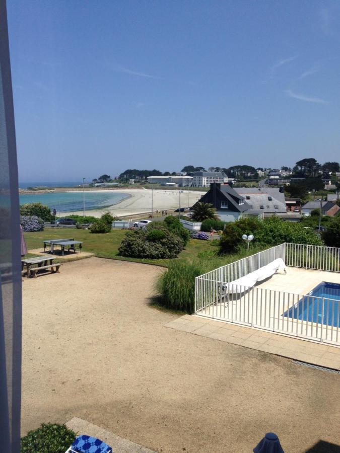 Appartement Rez de jardin piscine et plage à Trévou-Tréguignec Extérieur photo