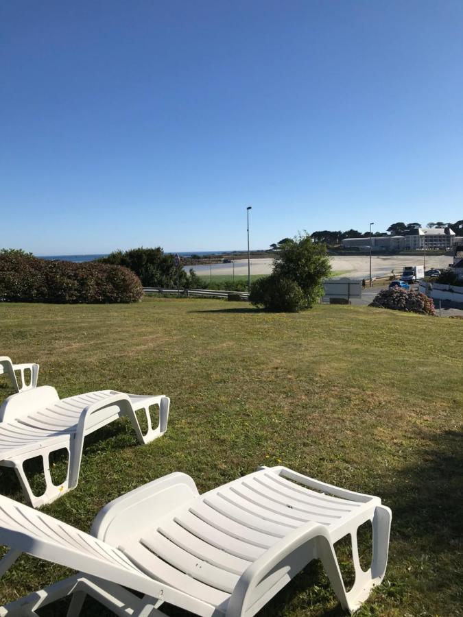 Appartement Rez de jardin piscine et plage à Trévou-Tréguignec Extérieur photo